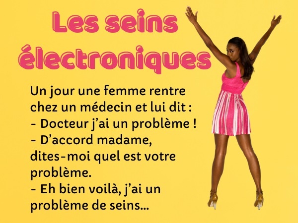 humour, blague seins, blague prothèses, blague technologie, blague médecine, blague santé, blague séduction