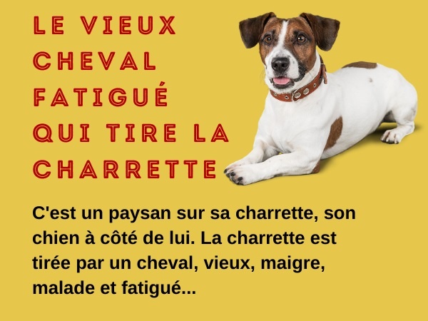 blague paysan, blague cheval, blague charrette, blague chien, blague parole, blague travail, humour