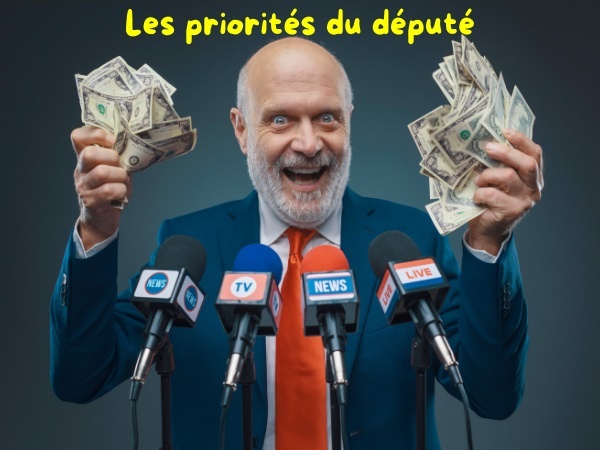 blague députés, blague priorités, blague écoles, blague doléances, blague prison, blague probabilités, blague circonscription, blague détenus, blague améliorations, humour politique, humour