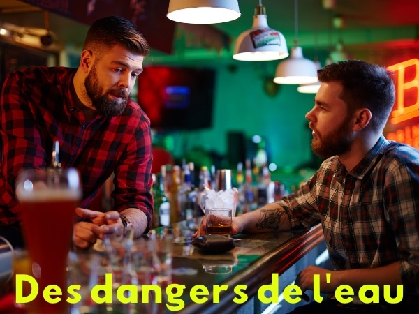 humour, blague sur les cafetiers, blague sur les dangers, blague sur l'eau, blague sur le Déluge, blague sur la mort, blague sur l'alcool