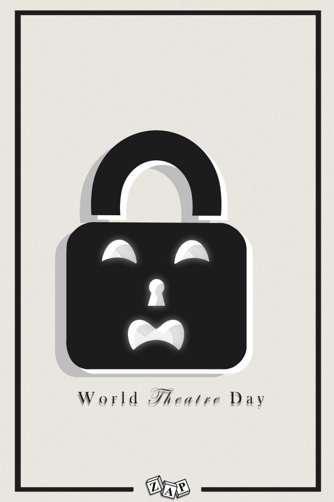 dessin presse humour coronavirus covid-19 image drôle Journée mondiale du théâtre