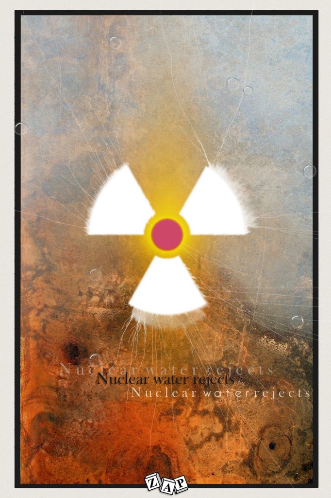 dessin presse humour Fukushima eau radioactive image drôle rejet océan
