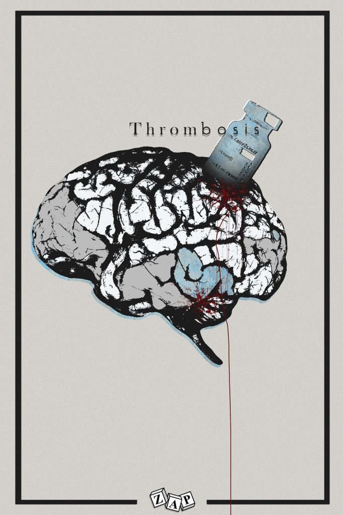 dessin presse humour coronavirus covid-19 image drôle AstraZeneca thrombose