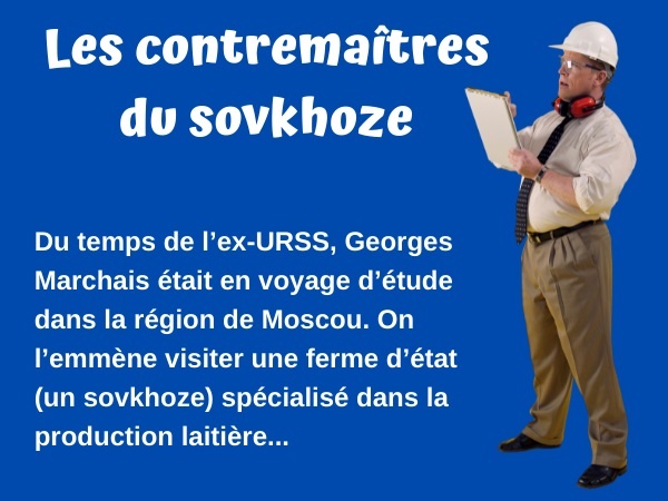 blague Georges Marchais, blague sovkhozes, blague ferme, blague paysans, blague animaux, blague laits, humour