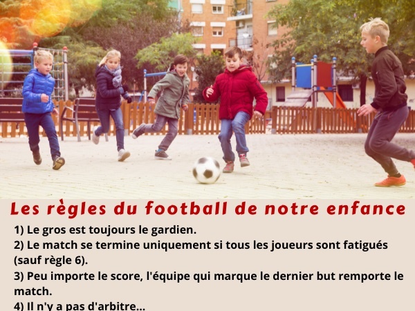 blague sport, blague enfance, blague foot, blague football, blague règles, blague ballon, humour