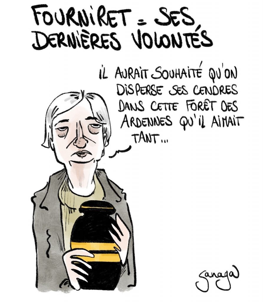 dessin presse humour Monique Olivier image drôle Michel Fourniret mort décès