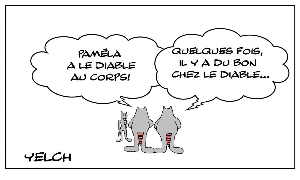 dessins humour expressions image drôle diable au corps