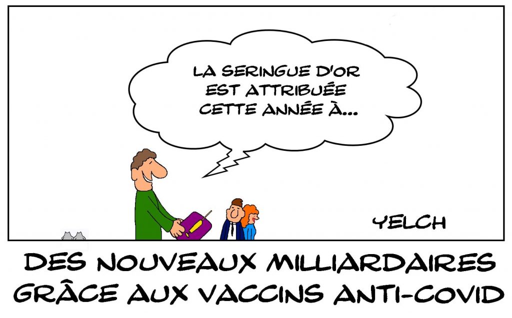 dessins humour coronavirus crise sanitaire image drôle milliardaires vaccins anti-covid