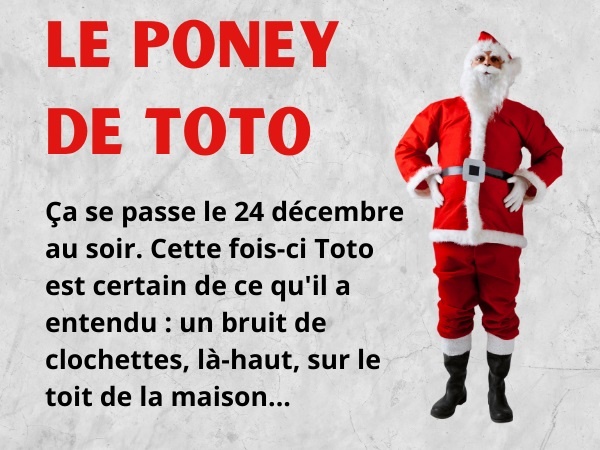 blague de Toto, blague sur le Père Noël, blague Père Noël, blague couples, blague parents, blague infidélité, blague séduction, blague cadeau, blague chantage, blague animaux, blague poneys, humour