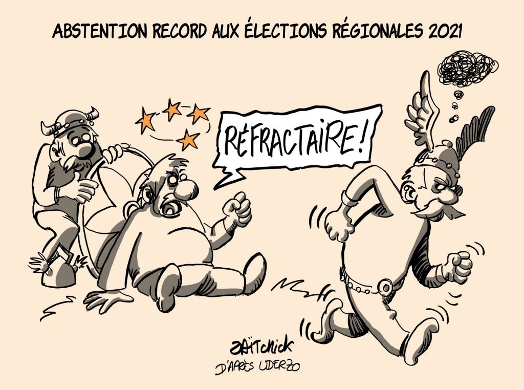 dessins humour élections régionales record abstention image drôle gaulois réfractaires