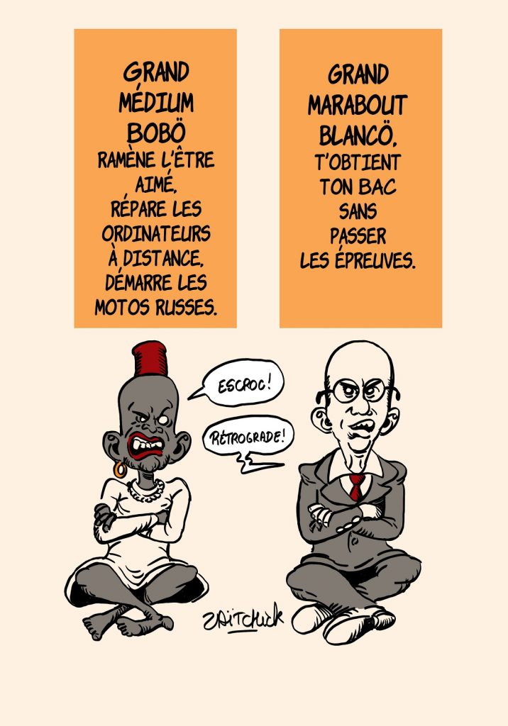 dessins humour marabout Jean-Michel Blanquer image drôle réforme Baccalauréat