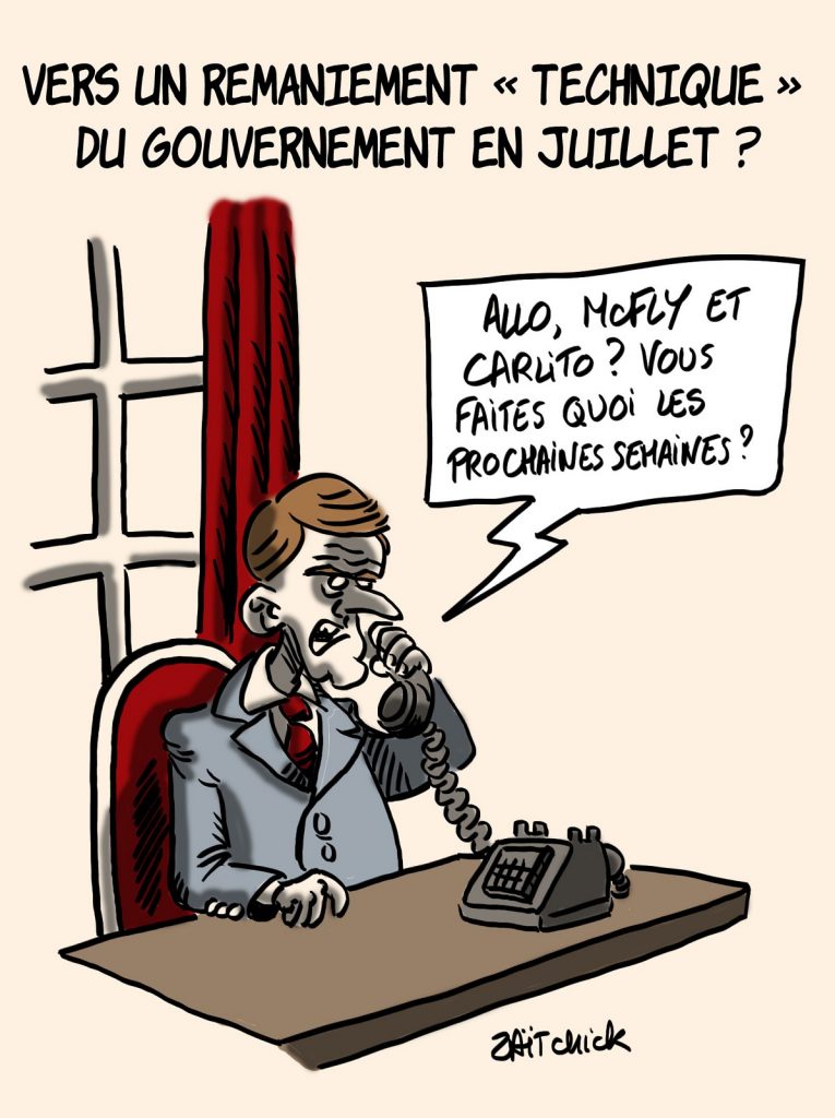 dessins humour élections régionales remaniement image drôle Emmanuel Macron McFly Carlito
