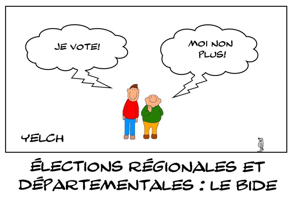 dessins humour élections régionales image drôle abstention électeurs