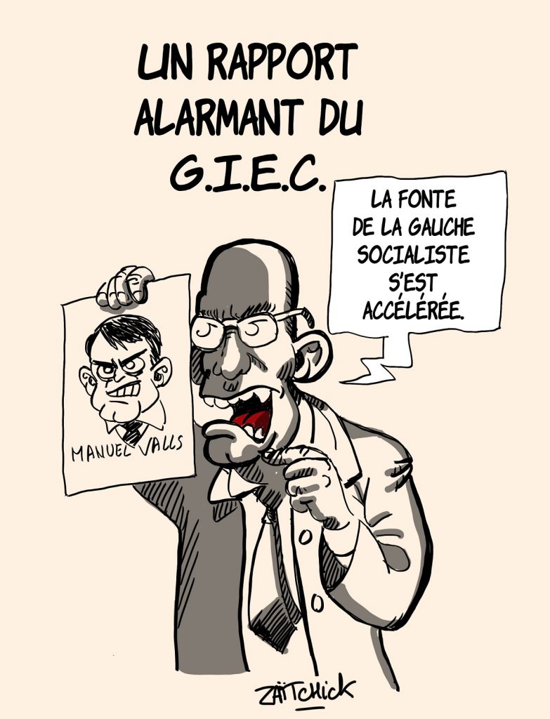 dessins humour Manuel Valls soutien Valérie Pécresse image drôle élections régionales Île-de-France rapport GIEC