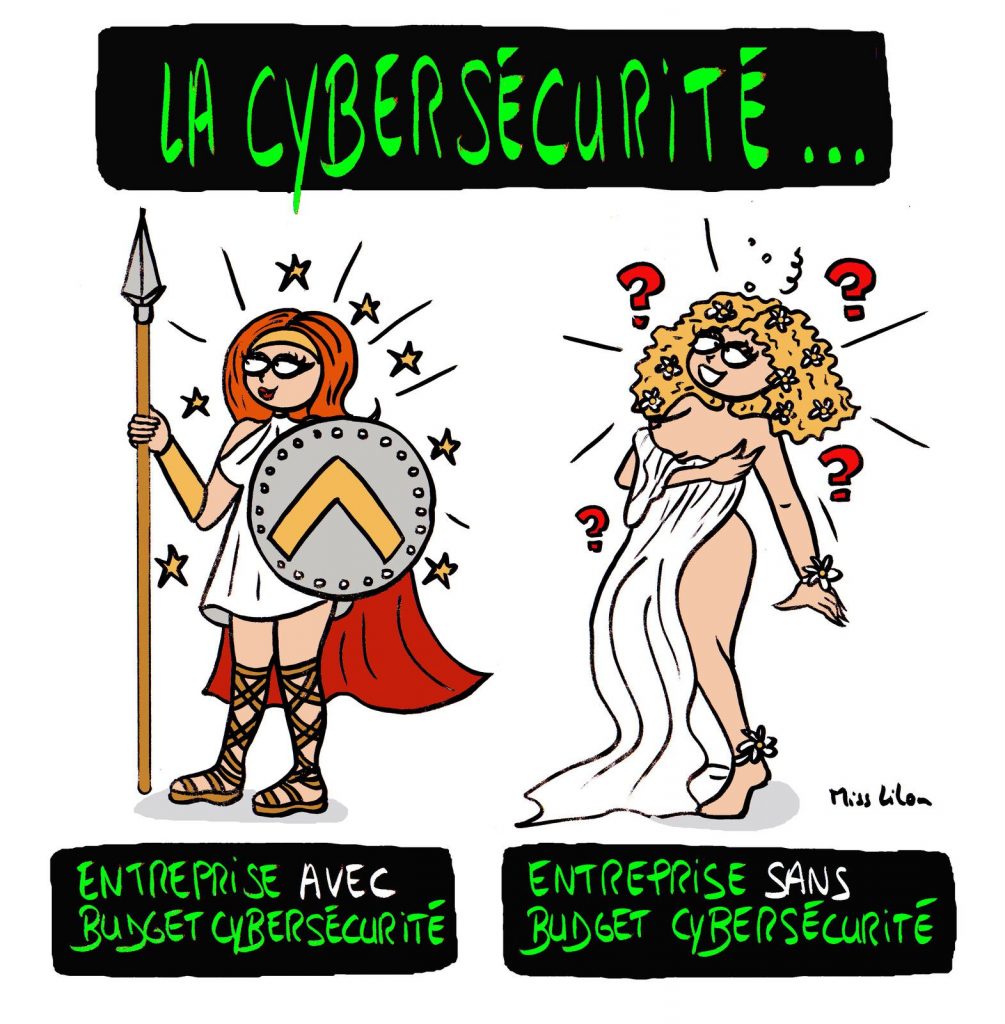 dessin presse humour entreprise image drôle cybersécurité