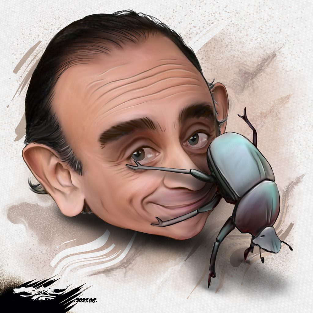 dessin presse humour Éric Zemmour image drôle polémique bousier