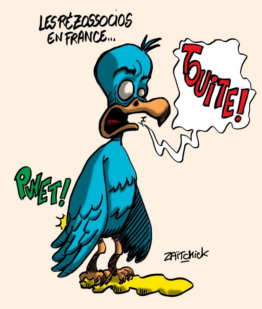 dessins humour réseaux sociaux France image drôle Twitter panurgisme cancel culture