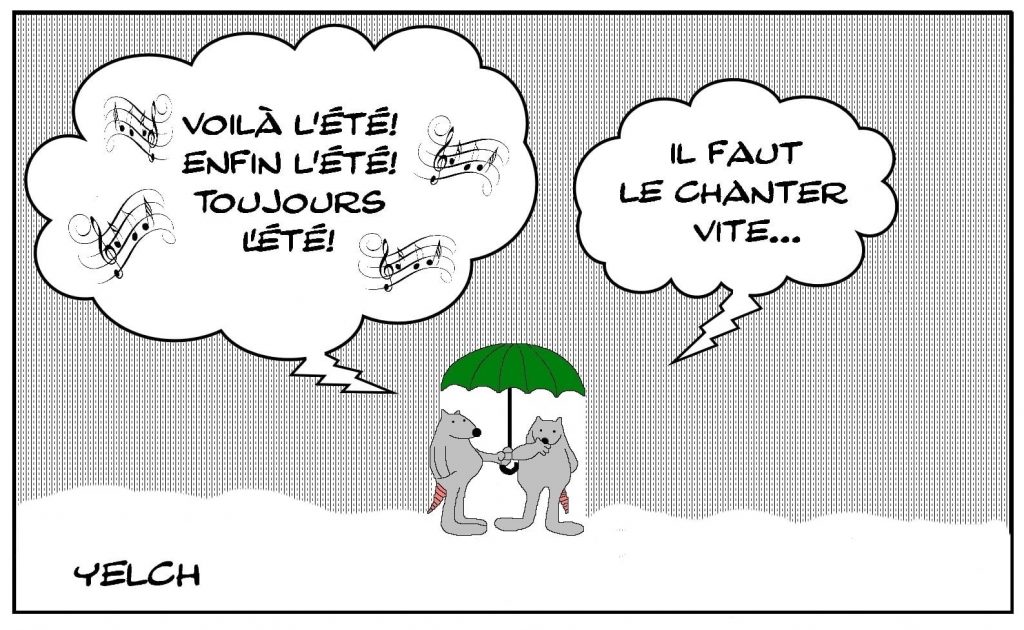 dessins humour les négresses vertes image drôle chanson été intempéries