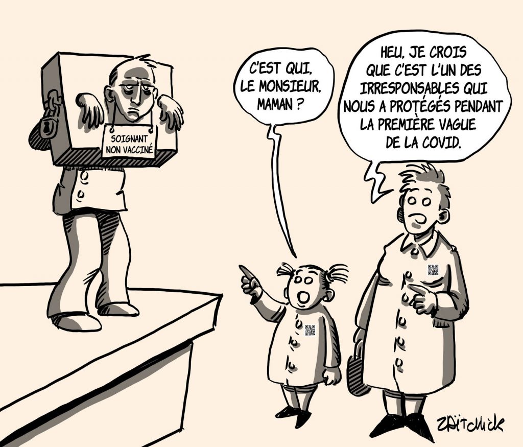 dessins humour coronavirus covid 19 soignants image drôle vaccination obligatoire