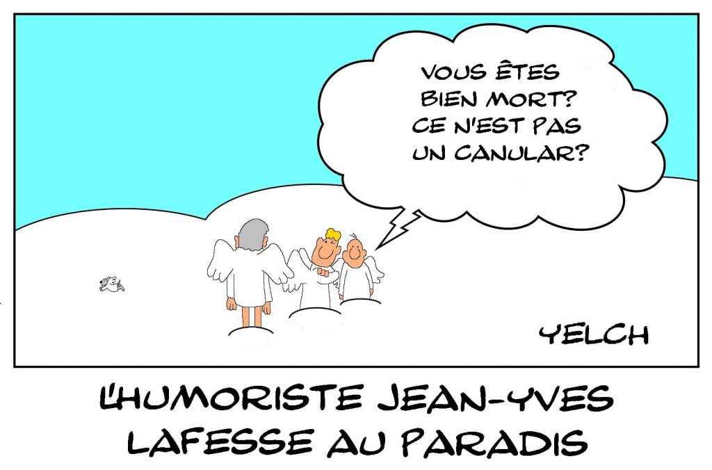 dessins humour décès humoriste image drôle Jean-Yves Lafesse