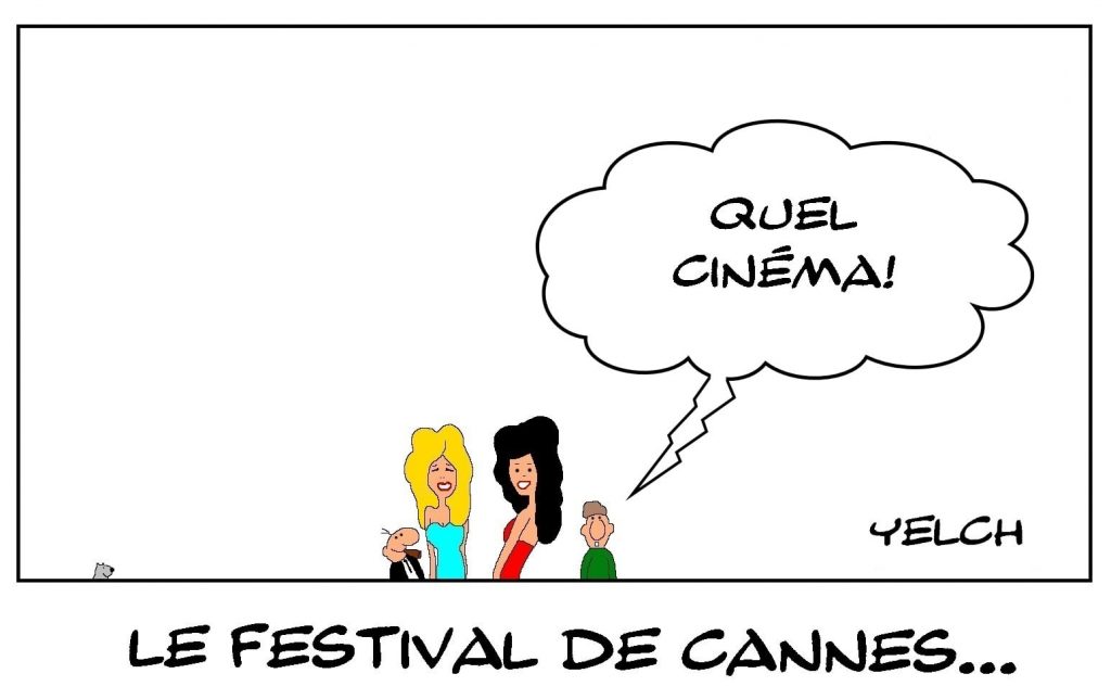 dessins humour Festival Cannes image drôle cinéma star starlette Titane