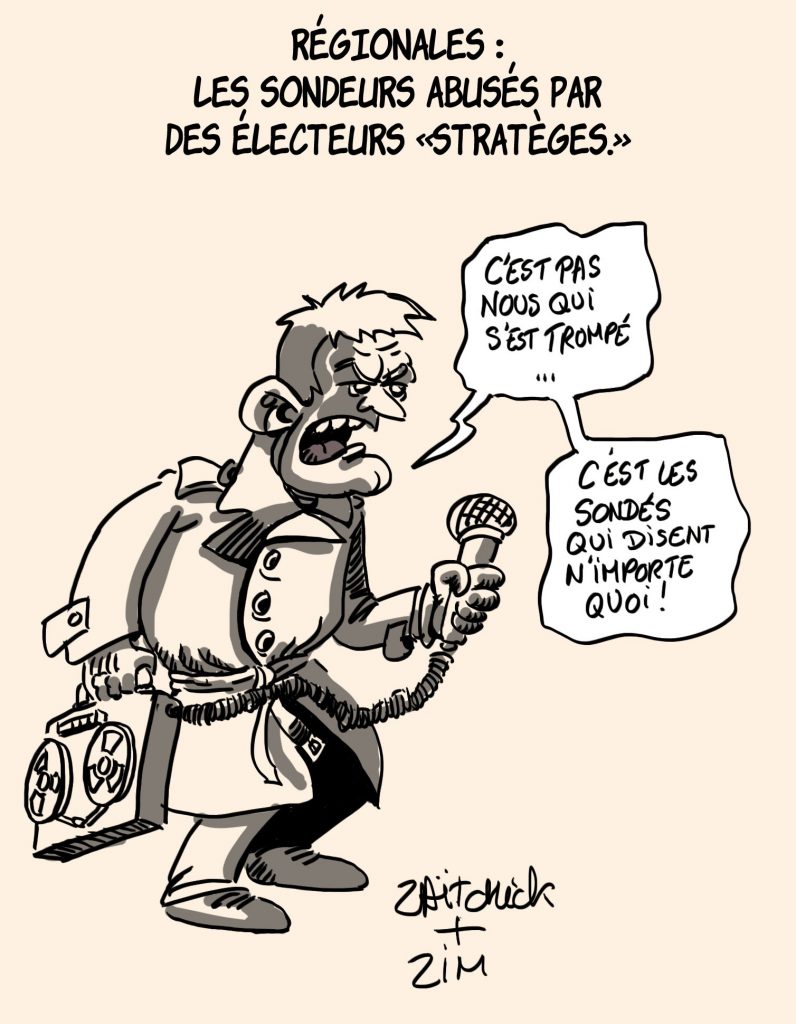 dessins humour élections régionales image drôle sondages électeurs stratèges