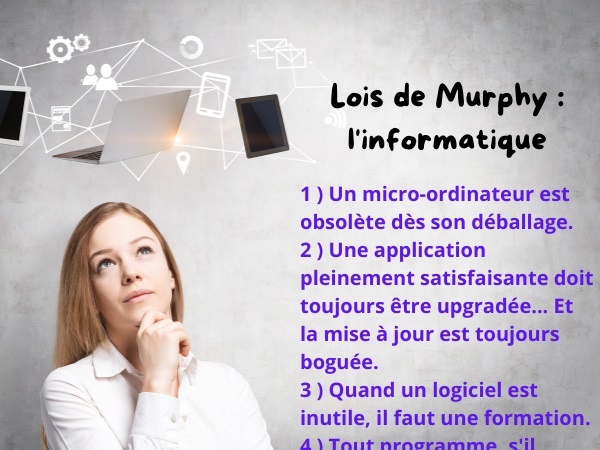 blague Murphy, blague loi de Murphy, blague informatique, blague ordinateur, blague logiciel, blague programmes, humour