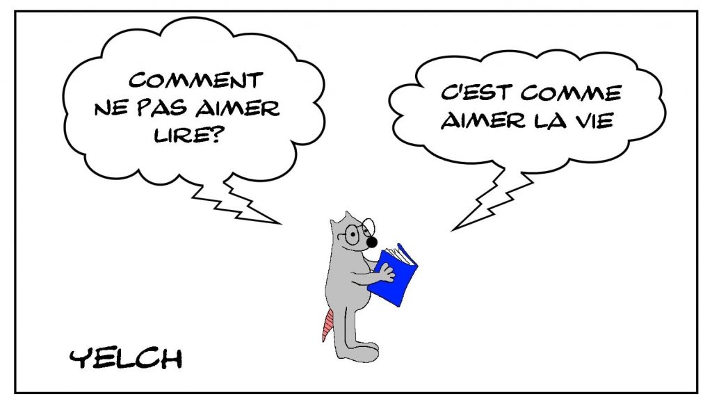 dessins humour aimer lire image drôle amour livre