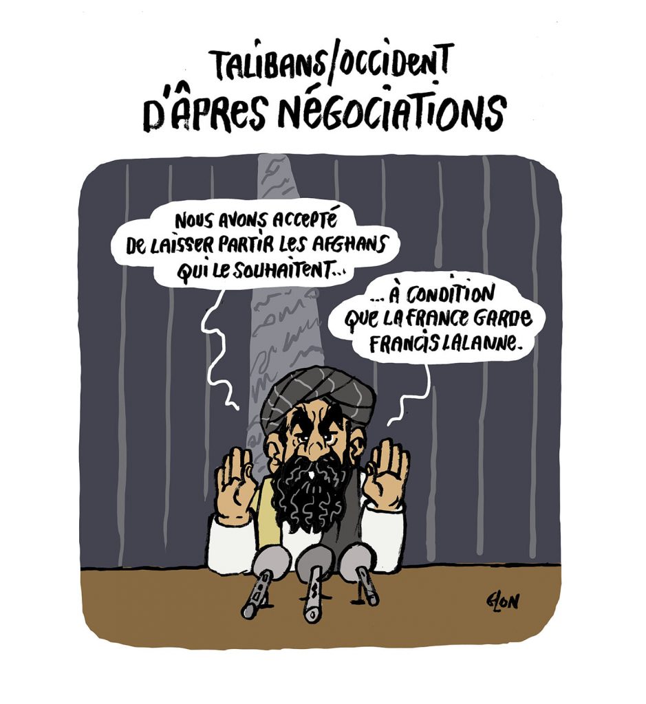 dessin presse humour Afghanistan Talibans image drôle Francis Lalanne