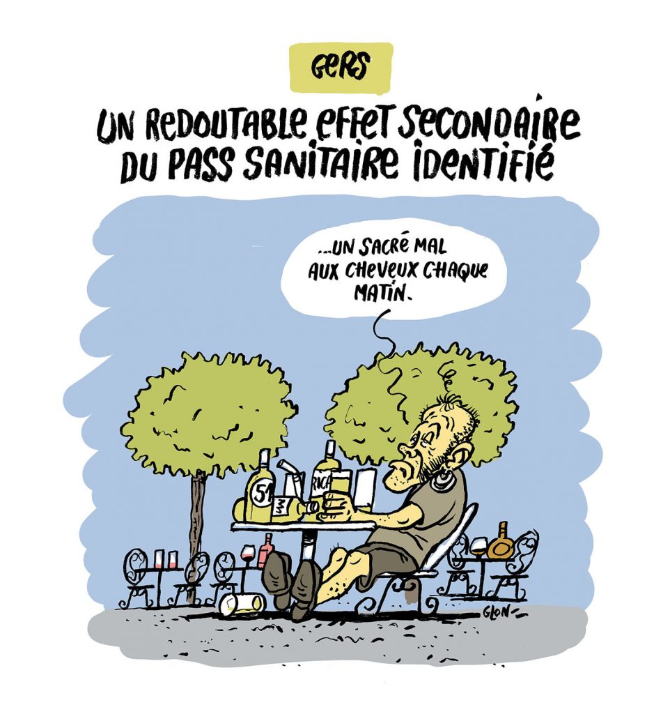 dessin presse humour vaccin coronavirus covid 19 image drôle pass sanitaire effet secondaire