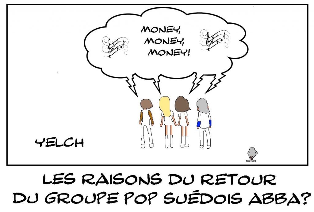 dessins humour Abba voyage image drôle raisons retour money