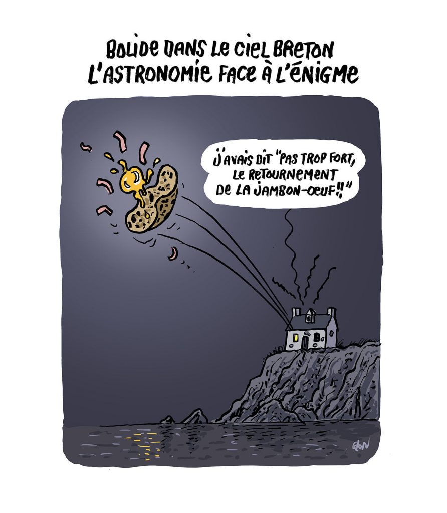 dessin presse humour Bretagne météore image drôle crêpe jambon-beurre