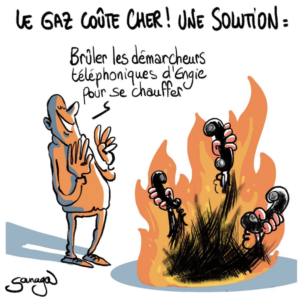 dessin presse humour augmentation prix gaz image drôle solution chauffage