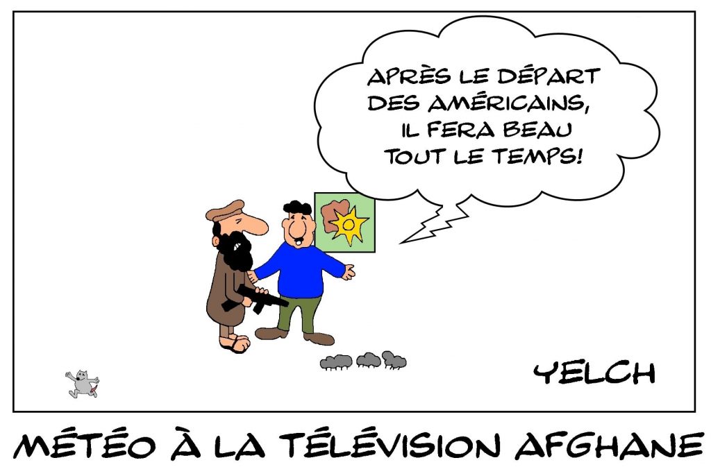 dessins humour Afghanistan image drôle météo Talibans