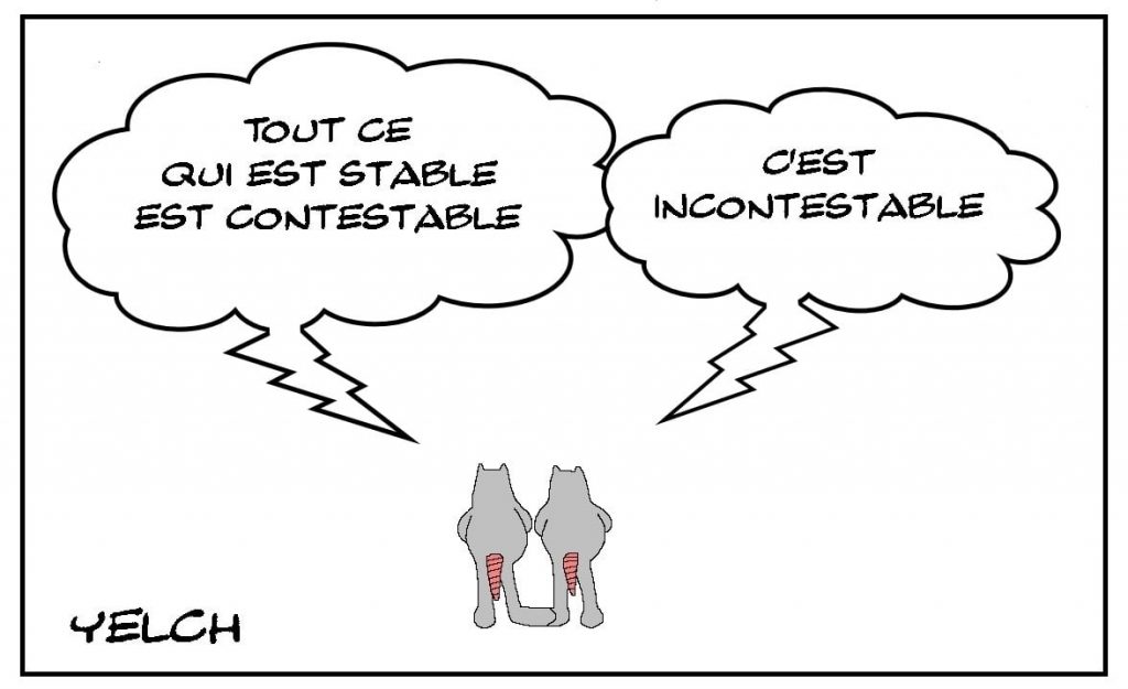 dessins humour stabilité contestabilité image drôle incontestabilité