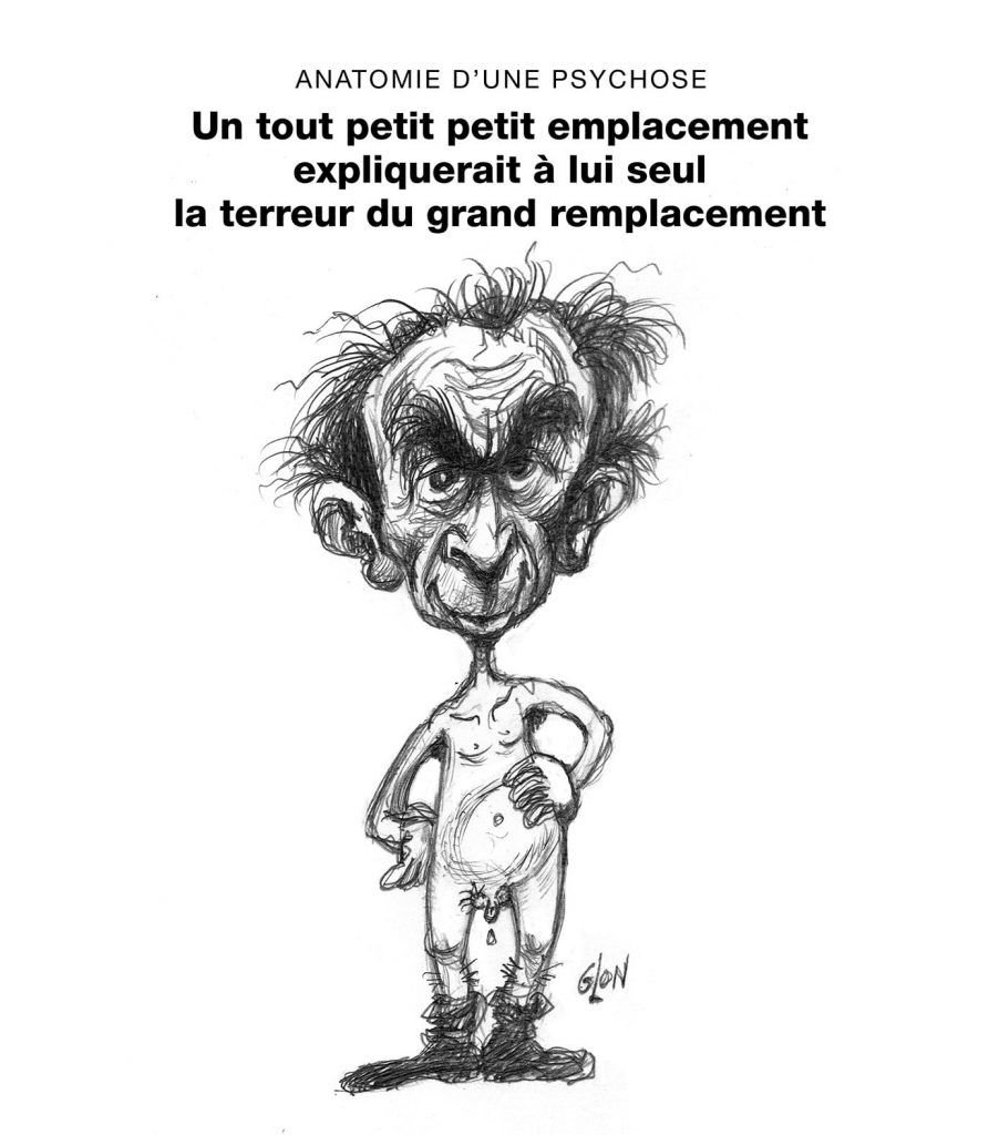 dessin presse humour Éric Zemmour image drôle grand remplacement