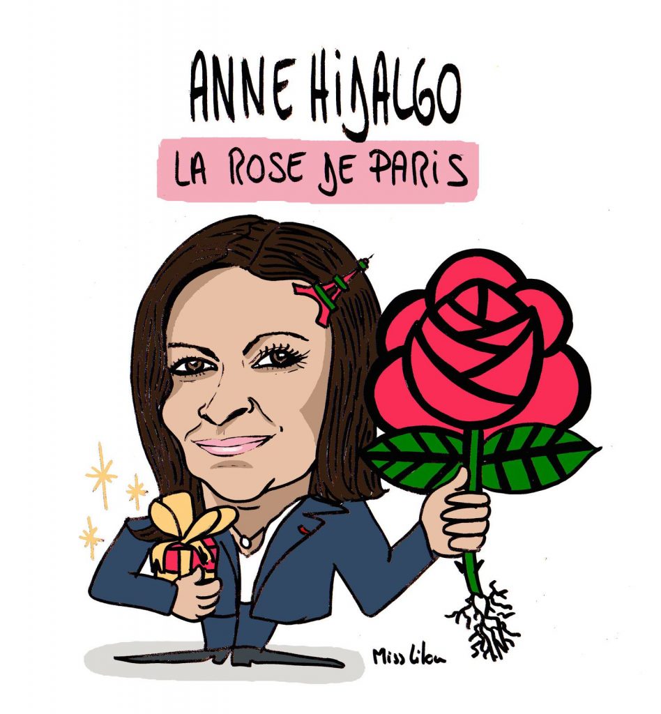 dessin presse humour Anne Hidalgo image drôle présidentielle 2022