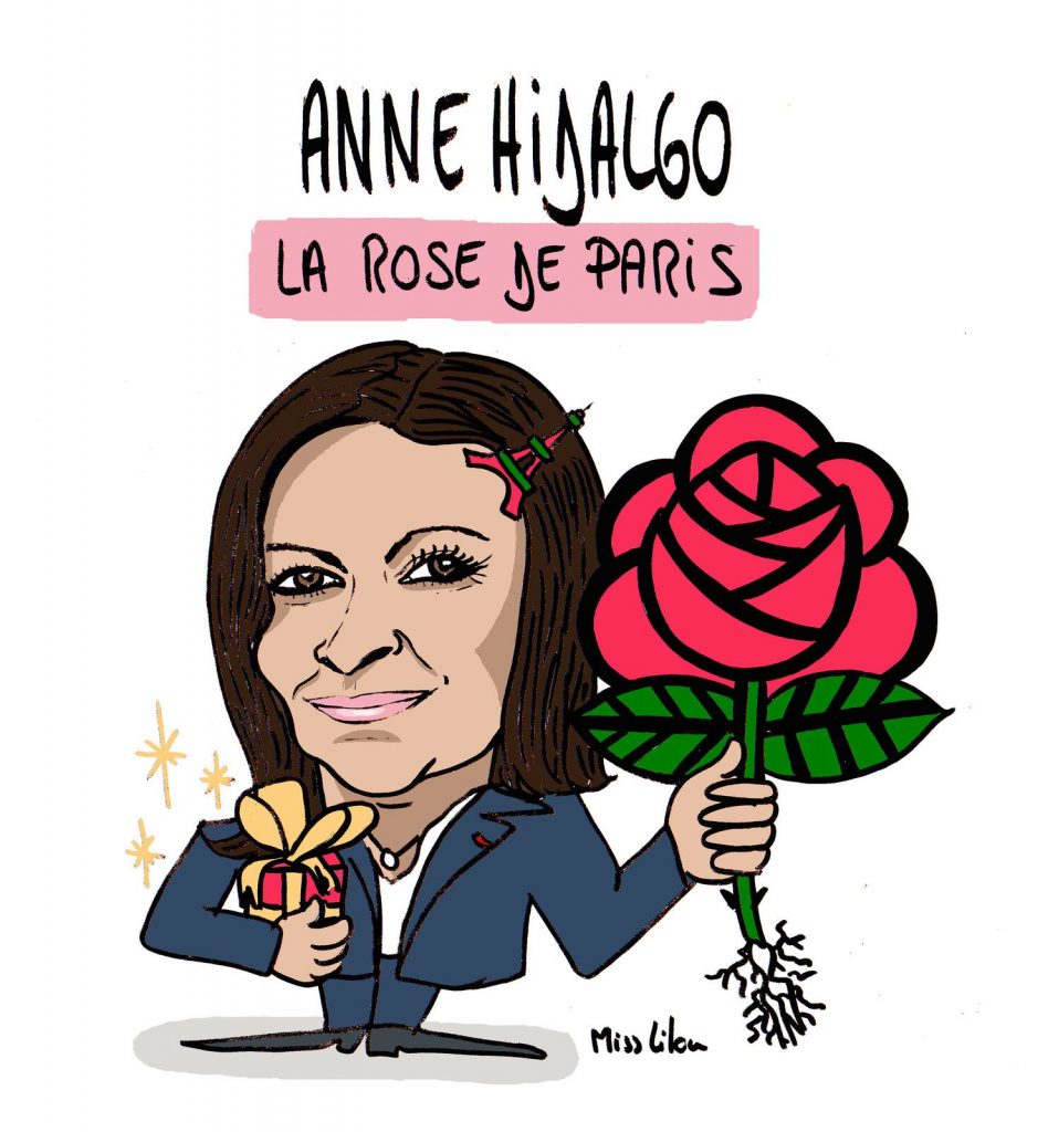 dessin presse humour Anne Hidalgo image drôle présidentielle 2022