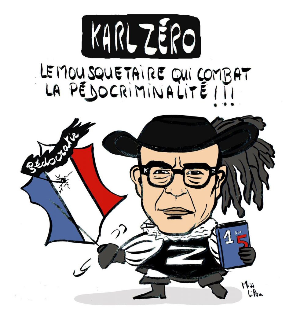 dessin presse humour Karl Zéro image drôle pédocriminalité