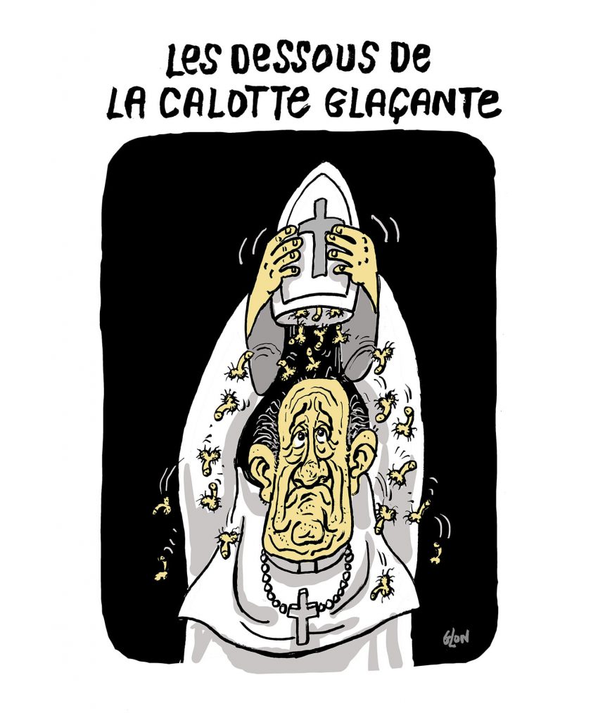 dessin presse humour rapport Sauvé image drôle pédophilie église