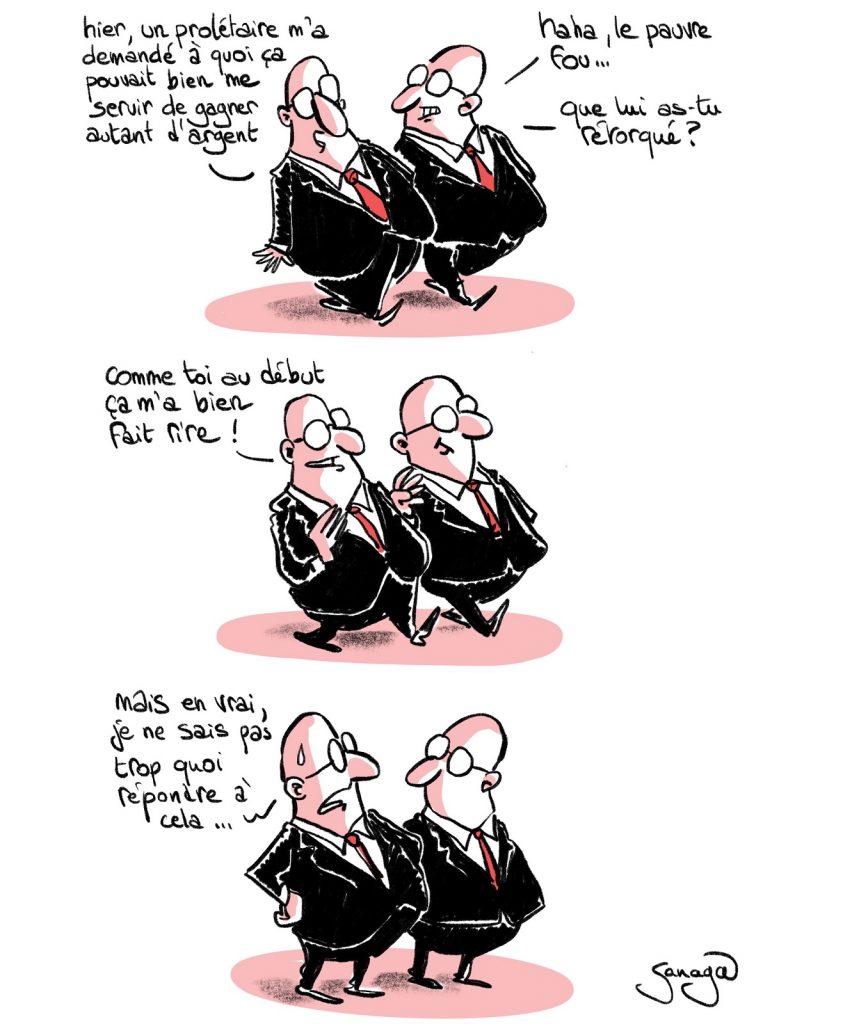 dessin presse humour capitalistes fortune image drôle argent richesse