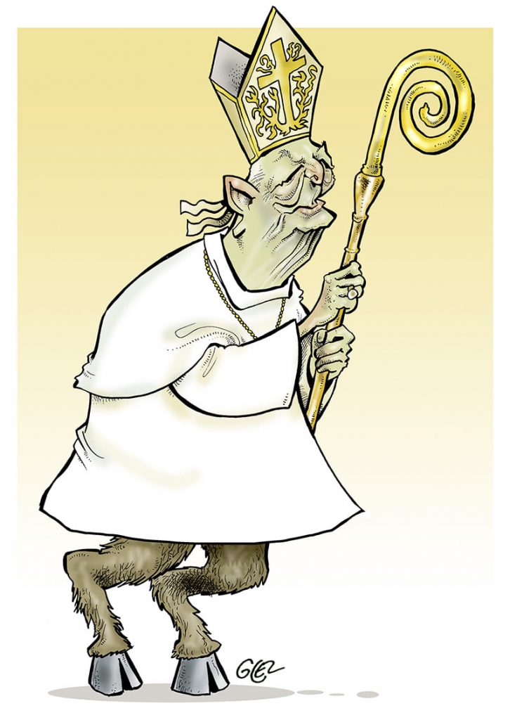 dessin presse humour rapport Sauvé image drôle pédophilie église