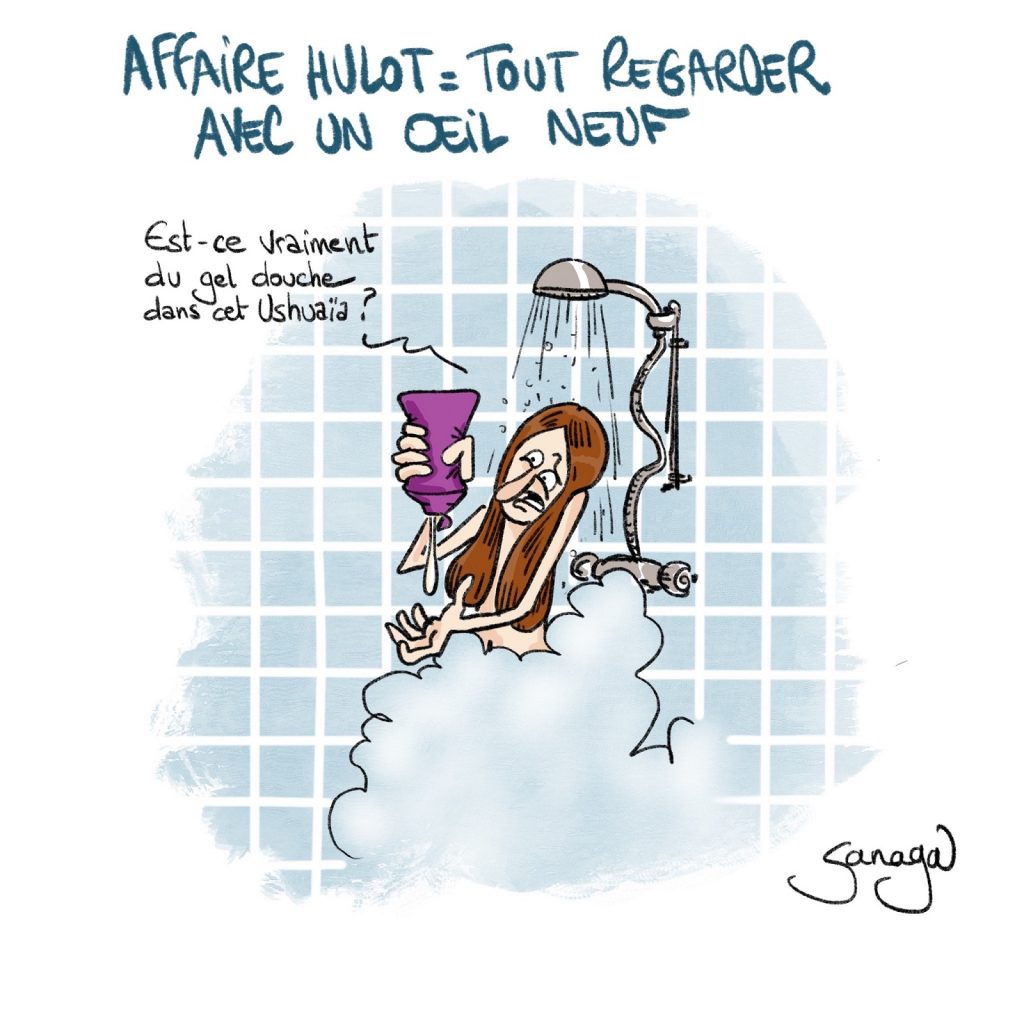 dessin presse humour Nicolas Hulot accusations image drôle agression sexuelle