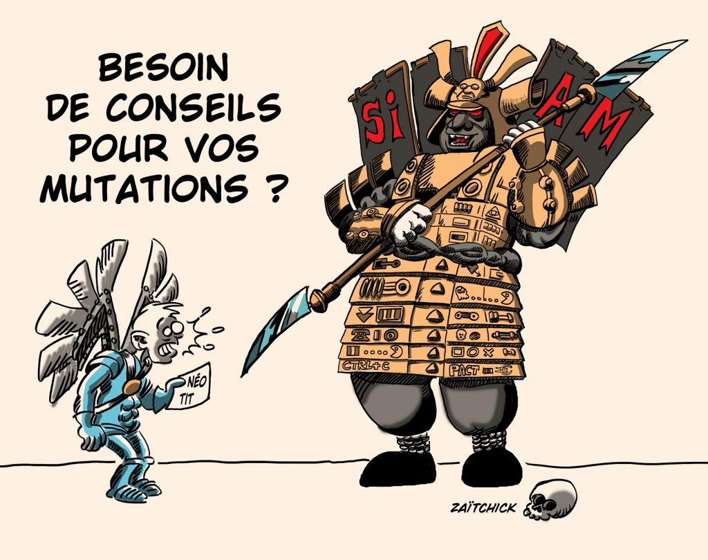 dessin presse humour Éducation Nationale image drôle mutation néo-titulaire SIAM