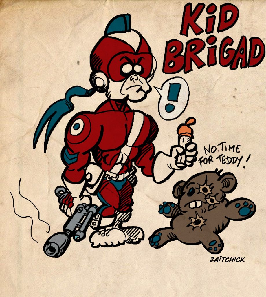 image drôle Le Brigadier Kid Brigad image drôle enfance