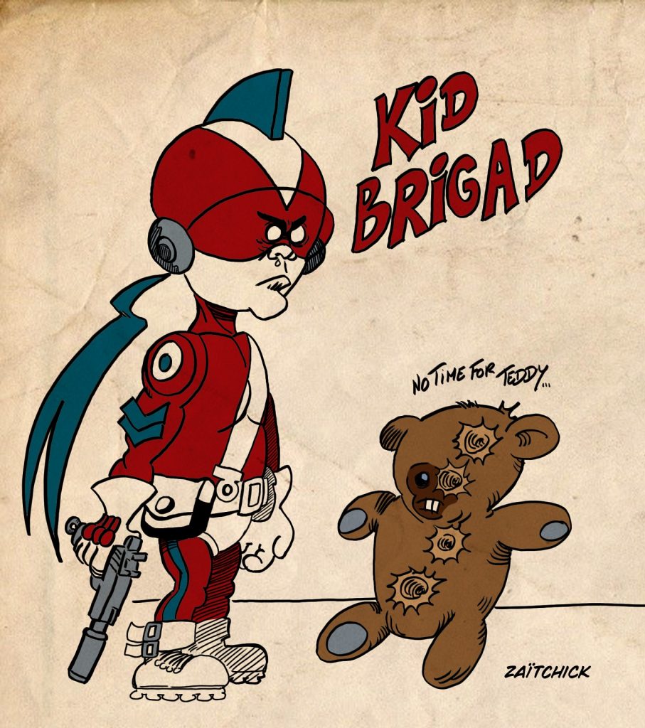 image drôle Le Brigadier Kid Brigad image drôle enfance