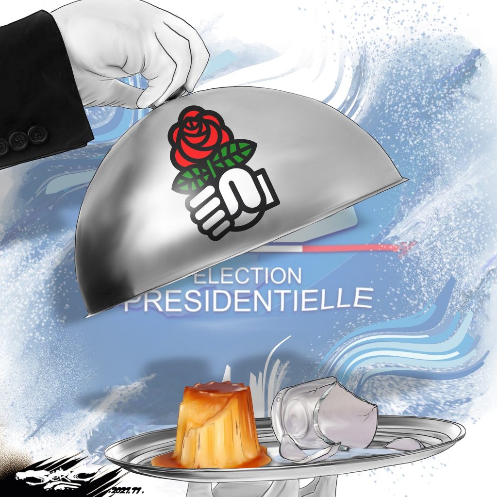 dessin presse humour présidentielle 2022 image drôle parti socialiste