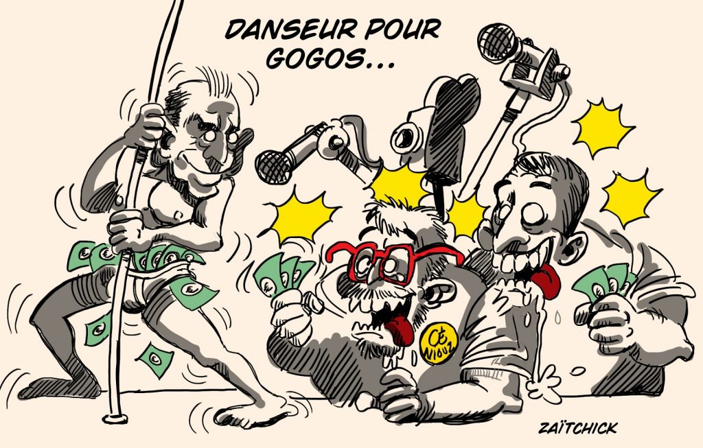 dessin presse humour Éric Zemmour image drôle Cnews médiatisation