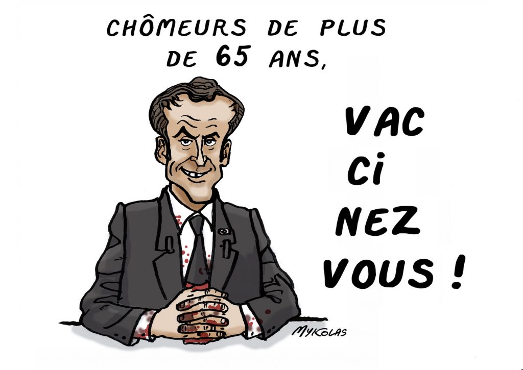 image drôle Emmanuel Macron discours image drôle allocution télévision vaccination chômage
