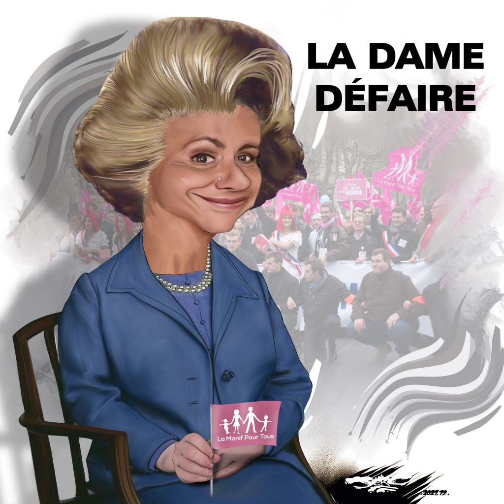 dessin presse humour Valérie Pécresse image drôle présidentielle 2022 primaire droite